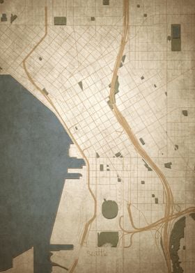 Seattle Downtown Map