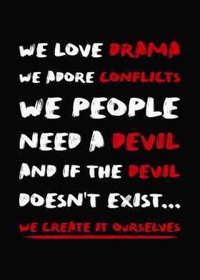 We need a devil