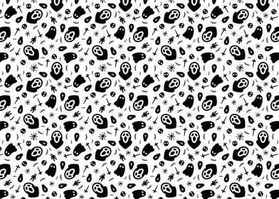 Scream Spooky Pattern