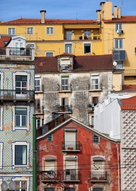 Old Houses in Lisbon