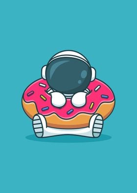 Kawaii Donut Astronaut