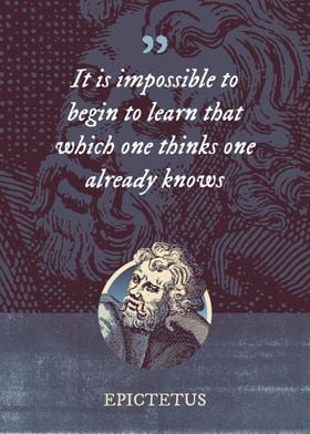 It is impossible to begin 