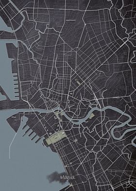 Manila Downtown Map