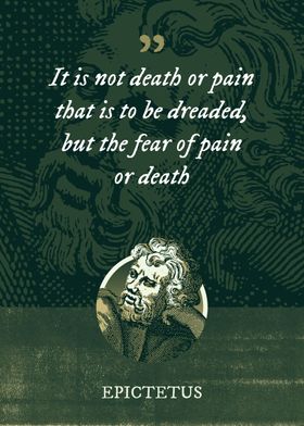 It is not death or pain