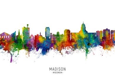 Madison Skyline Wisconsin