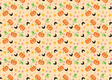 Pumpkin Spooky Pattern