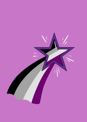 Star Asexual Pride Flag