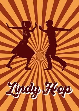 Lindy Hop Dance Couple