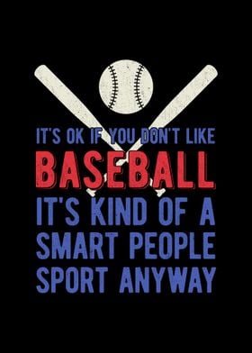 Funny Baseball Smart 