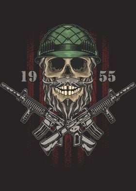 American skull Army