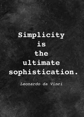 Leo da Vinci Quote D003