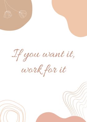 Want Work White Quotes