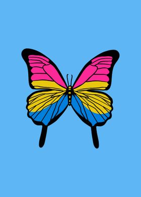 Butterfly Pansexual Pride