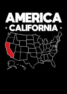 USA gift California State