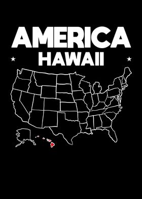 USA gift Hawaii State