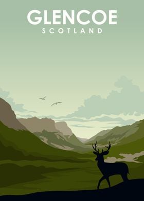 Glencoe Scotland Poster