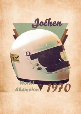 Jochen Rindt helmet retro