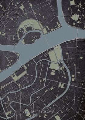 Saint Petersburg DownT Map