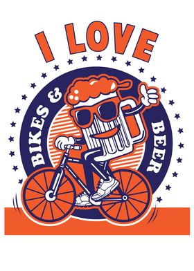 I Love Bikes and Beer
