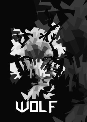 Wolf Name popart