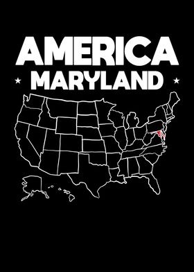 USA gift Maryland State