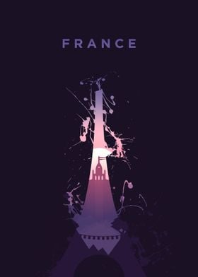 France Negative Space