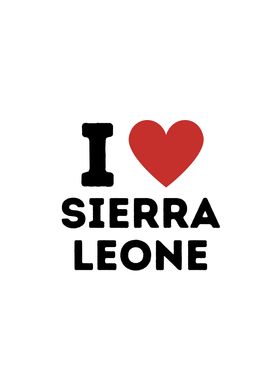 I Love Sierra Leone Simple