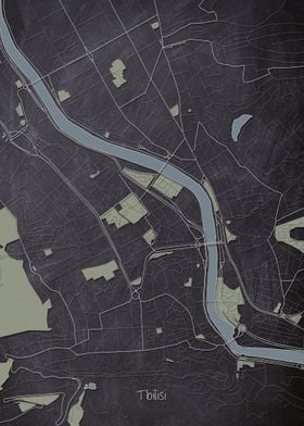 Tbilisi Downtown Map