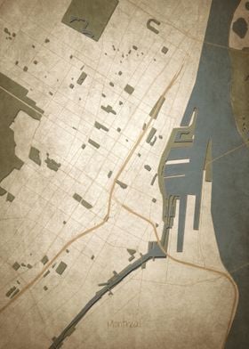 Montreal Downtown Map