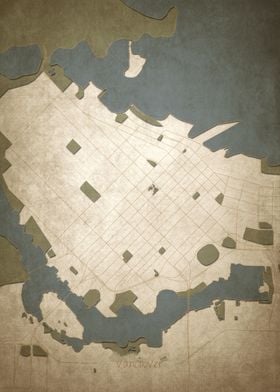 Vancouver Downtown Map