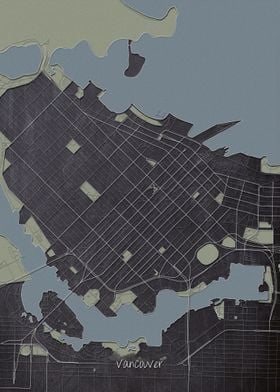 Vancouver Downtown Map