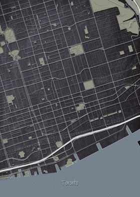 Toronto Downtown Map