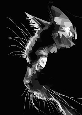 Black Cat Vector art