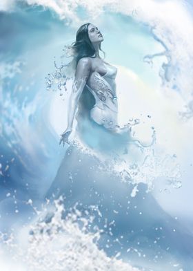 Glacia the Water God