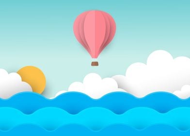 Minimal Hot Air Balloon 