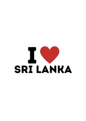 I Love Sri Lanka Simple