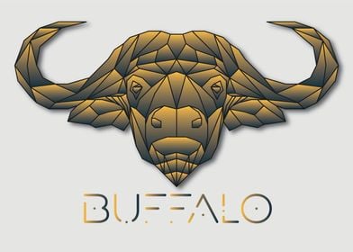 Buffalo White Geometric 