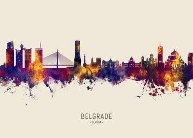 Belgrade Skyline Serbia