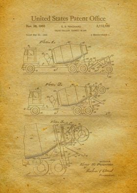 18 Cement Truck Patent Pr