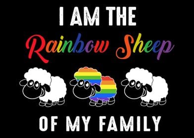 I Am The Rainbow Sheep Of 