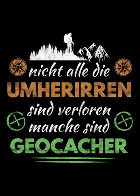 Umherirren Geocacher