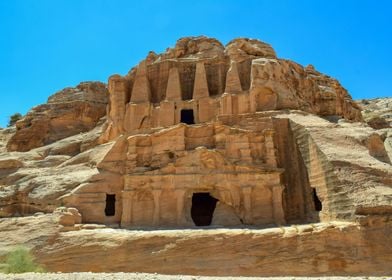 petra jordanie canyon