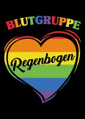 Blutgruppe  Rainbow LGBT 