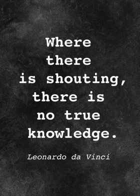 Leo da Vinci Quote D023