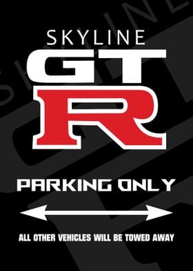 Nissan GTR Parking Black