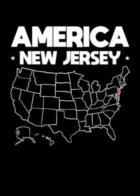USA gift New Jersey State