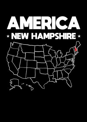 USA New Hampshire State