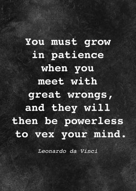 Leo da Vinci Quote D029