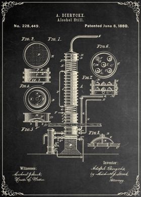 Alcohol Still Patent