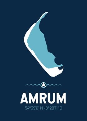 Amrum Map Design